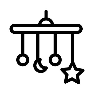 İnce çizgi vektör simgesi asılı