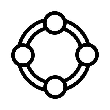 İnce çizgi vektör simgesini salla