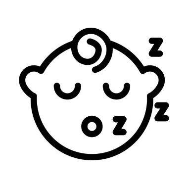 çocuklar ince çizgi vektör simgesi