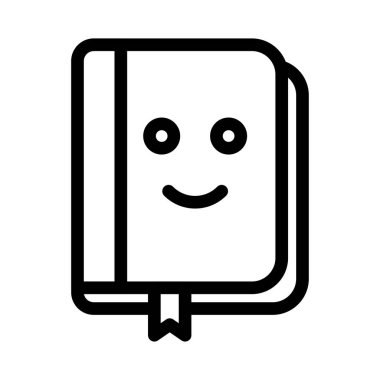 Şiirler ince çizgi vektör simgesi