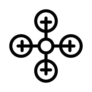 Kamera ince çizgi vektör simgesi