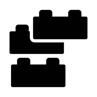 bem glyph düz vektör simgesi