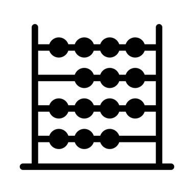 hesaplama glyph düz vektör simgesi