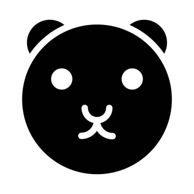 oyuncak glyph düz vektör simgesi