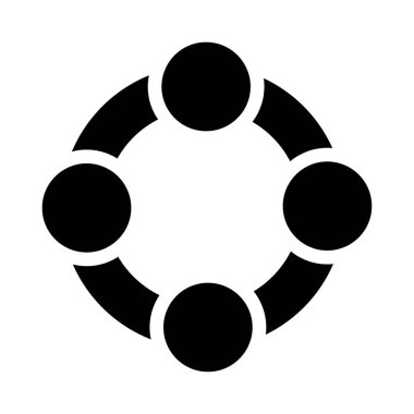 Kabartma düz vektör simgesini salla