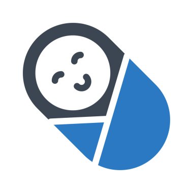 çocuk glyph renk vektör simgesi