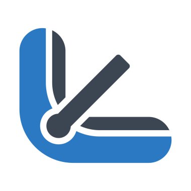 Taşıyıcı kabartma renk vektörü simgesi