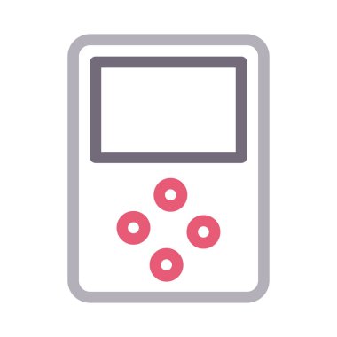 oyun renk çizgisi vektör simgesi