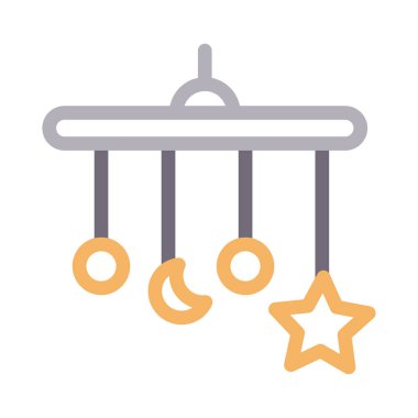 asma renk çizgisi vektör simgesi