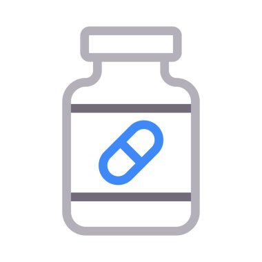 kavanoz renk çizgi vektör simgesi