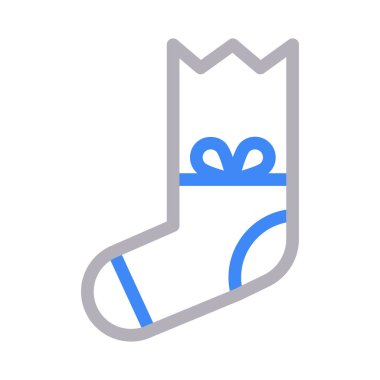 Ayakkabı renk çizgi vektör simgesi