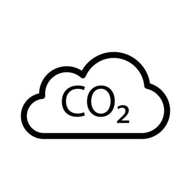 Bulut ince çizgi vektör simgesi