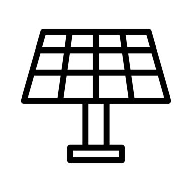 panel ince çizgi vektör simgesi