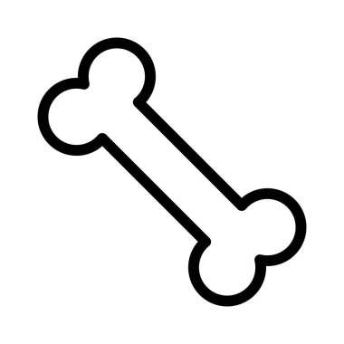 iskelet ince çizgi vektör simgesi