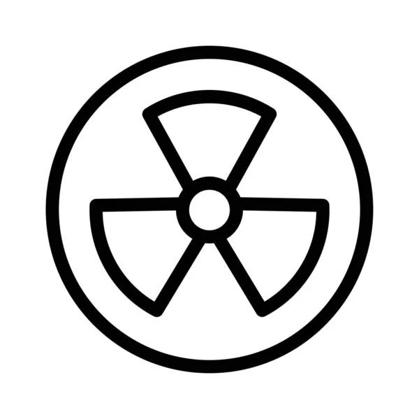 Иконка Радиоактивного Тонкого Вектора — стоковый вектор