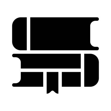 eğitim glyph düz vektör simgesi