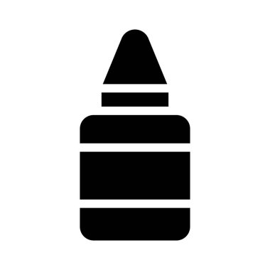 doz glyph düz vektör simgesi