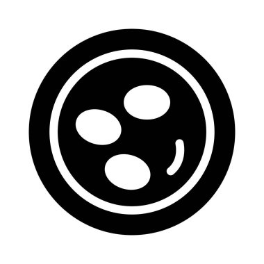 mikroplar düz vektör simgesi