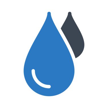 su glif renk vektör simge