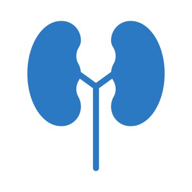 anatomi kabartma renk vektörü simgesi