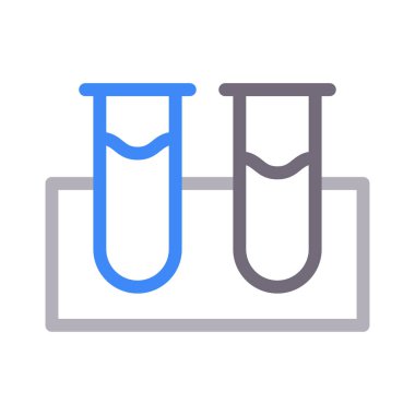 Tüp renk çizgi vektör simgesi