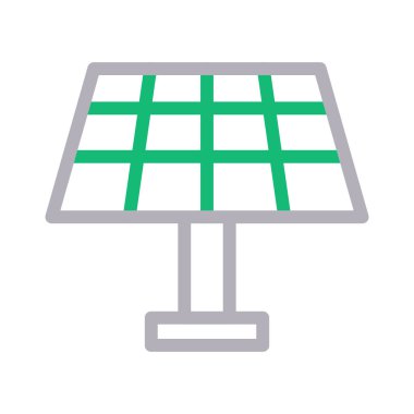 panel renk çizgisi vektör simgesi