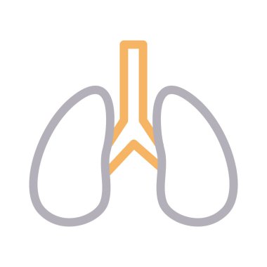 nefes renk çizgisi vektör simgesi