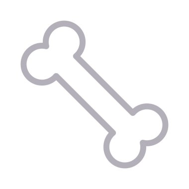 iskelet renk çizgisi vektör simgesi