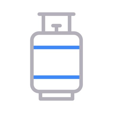 gaz rengi çizgi vektör simgesi