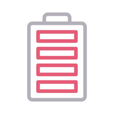 pil rengi vektör simgesi