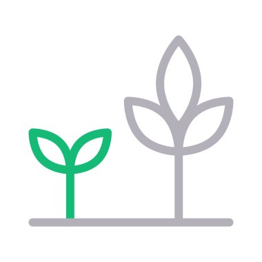 bitki rengi vektör simgesi