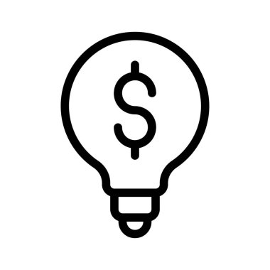 yaratıcı ince çizgi vektör simgesi