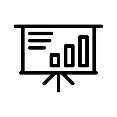 Grafik ince çizgi vektör simgesi