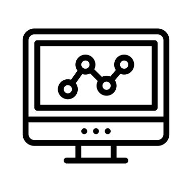 grafik ince çizgi vektör simgesi