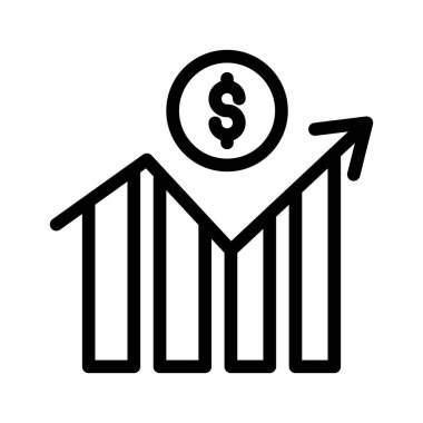 ince çizgi vektör simgesini artırın