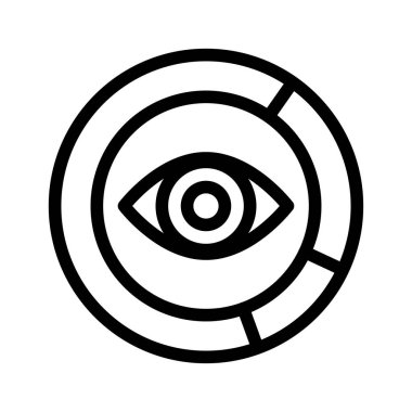 Grafik ince çizgi vektör simgesi