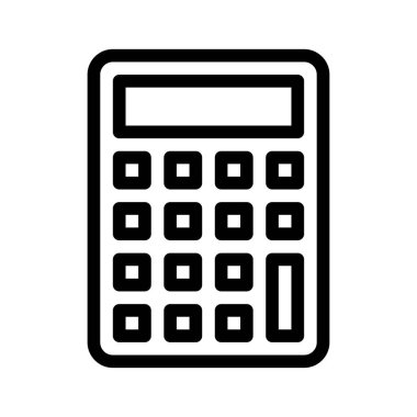 Muhasebe ince çizgi vektör simgesi