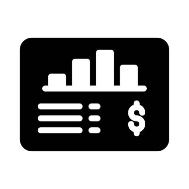 grafik glif düz vektör simgesi