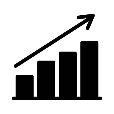 grafik glif düz vektör simgesi