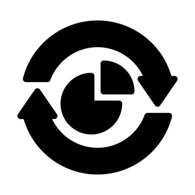 grafik glif düz vektör simgesi