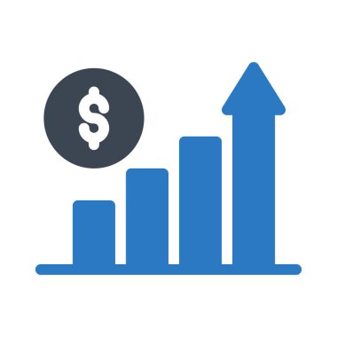 glyph renk vektör simgesini artırın
