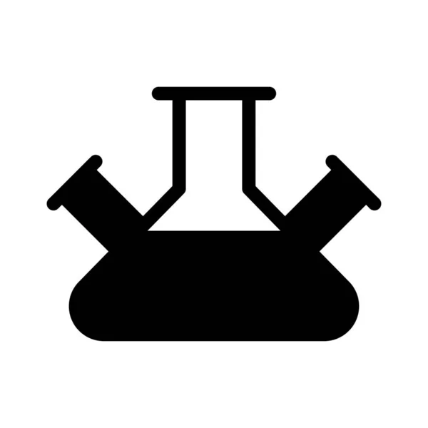 Lab Glyph Flat Vektor Symbol — Stockvektor