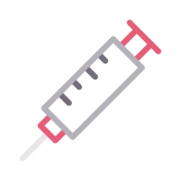 Vaccine Colour Line Vector Icon — Wektor stockowy