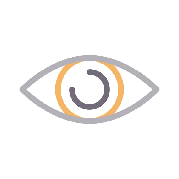 Иконка Вектора Цвета Глаз — стоковый вектор