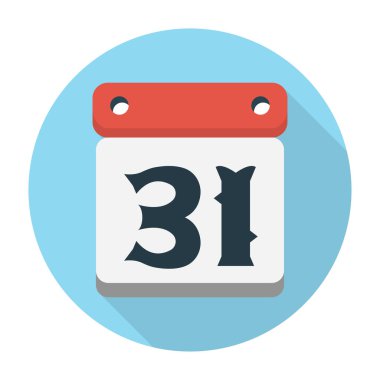 Korkunç göz vektörü düz simgesi