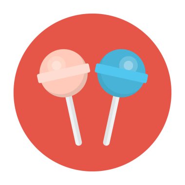 Şekerleme çubuğu vektör düz simgesi