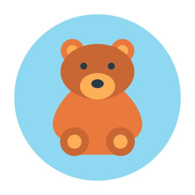 oyuncak vektör düz simgesi