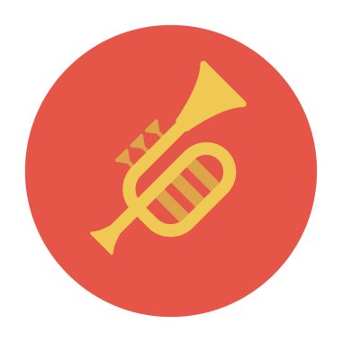 enstrüman glyph düz simgesi