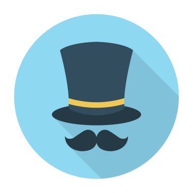 Sihirbaz sembolü düz simge