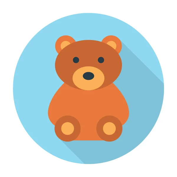 Bären Glyphen Ikone — Stockvektor